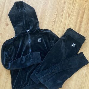 Velour FILA Tracksuit!